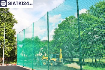 Siatki Kartuzy - Zabezpieczenie za bramkami i trybun boiska piłkarskiego dla terenów Kartuz